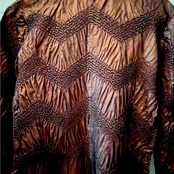 Coldwater Creek Elegant Blouse in Bronze size S - Picture 2 of 4
